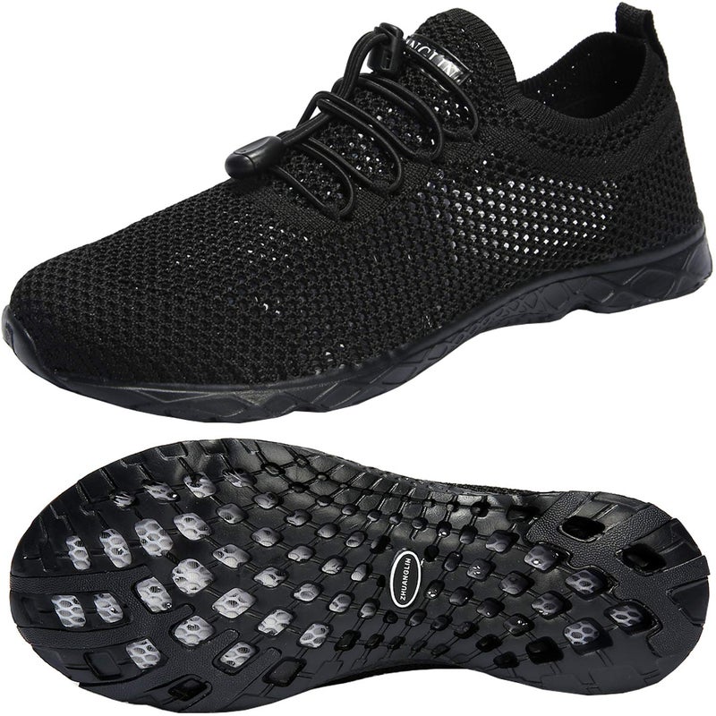 Zhuanglin Men's Quick Drying Aqua Water Shoes,3-Second Drainage & All-Terrain for Swimming,Hiking,Yoga - Image 1